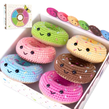 6 Pack Donuts Crochet Kit