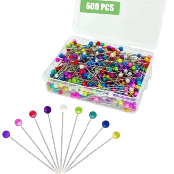 600 Pcs Pearlized Sewing Pins
