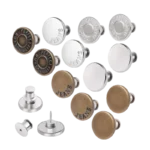 12 Sets Button Pins for Jeans