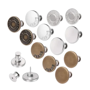 12 Sets Button Pins for Jeans