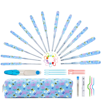 Ergonomic Grip Crochet Hooks 14-Size