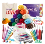 Beginner Crochet Tool Set 73-Piece
