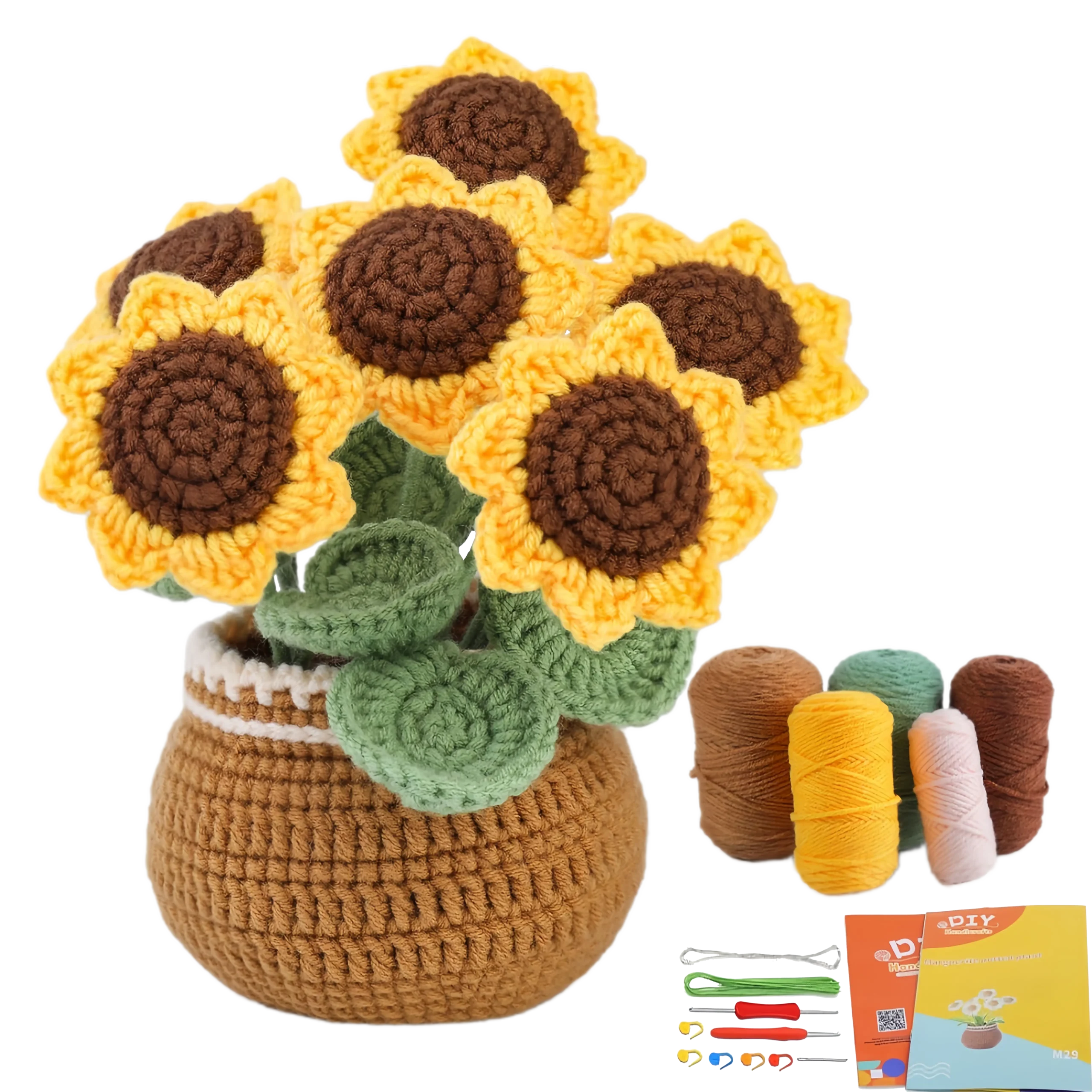 Sunflower Crochet Kit