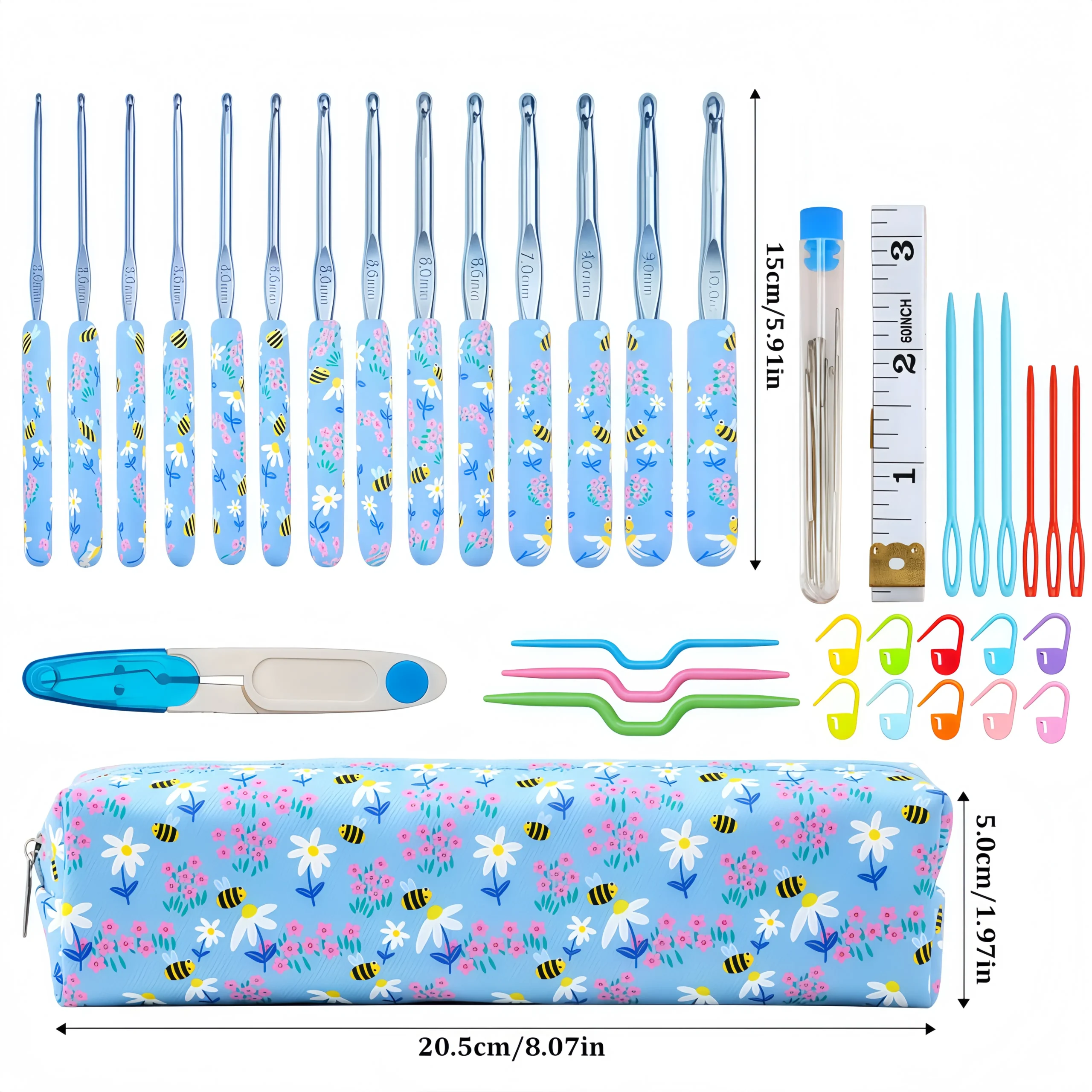 Ergonomic Grip Crochet Hooks 14-Size - Image 3