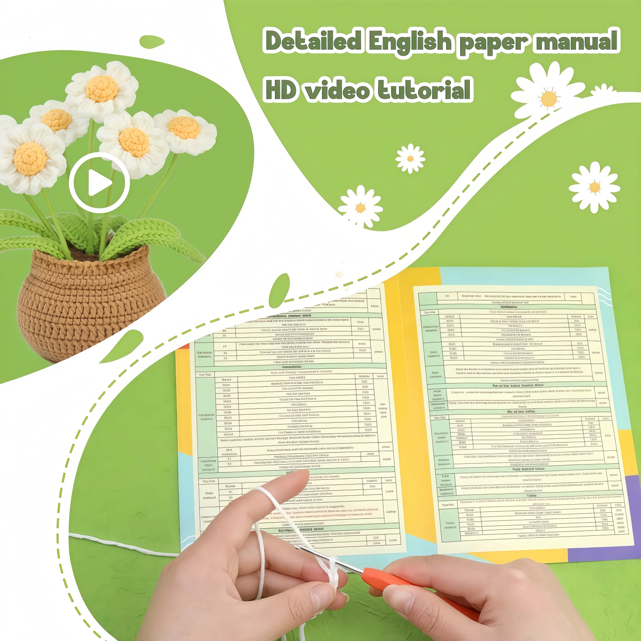 A-Little Daisy Crochet Kit - Image 2