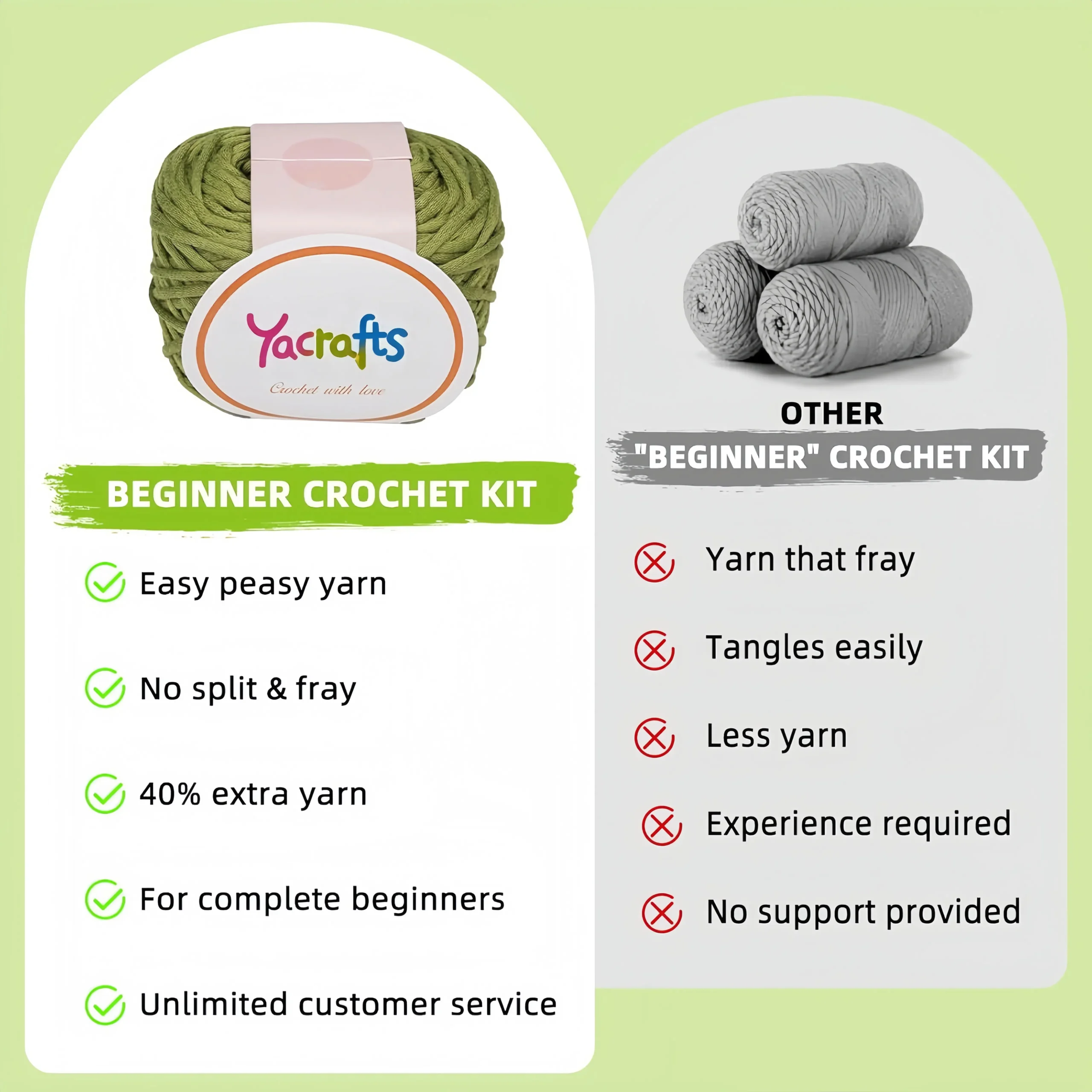 8 Flower Bookmarks Knitting Kit - Image 3