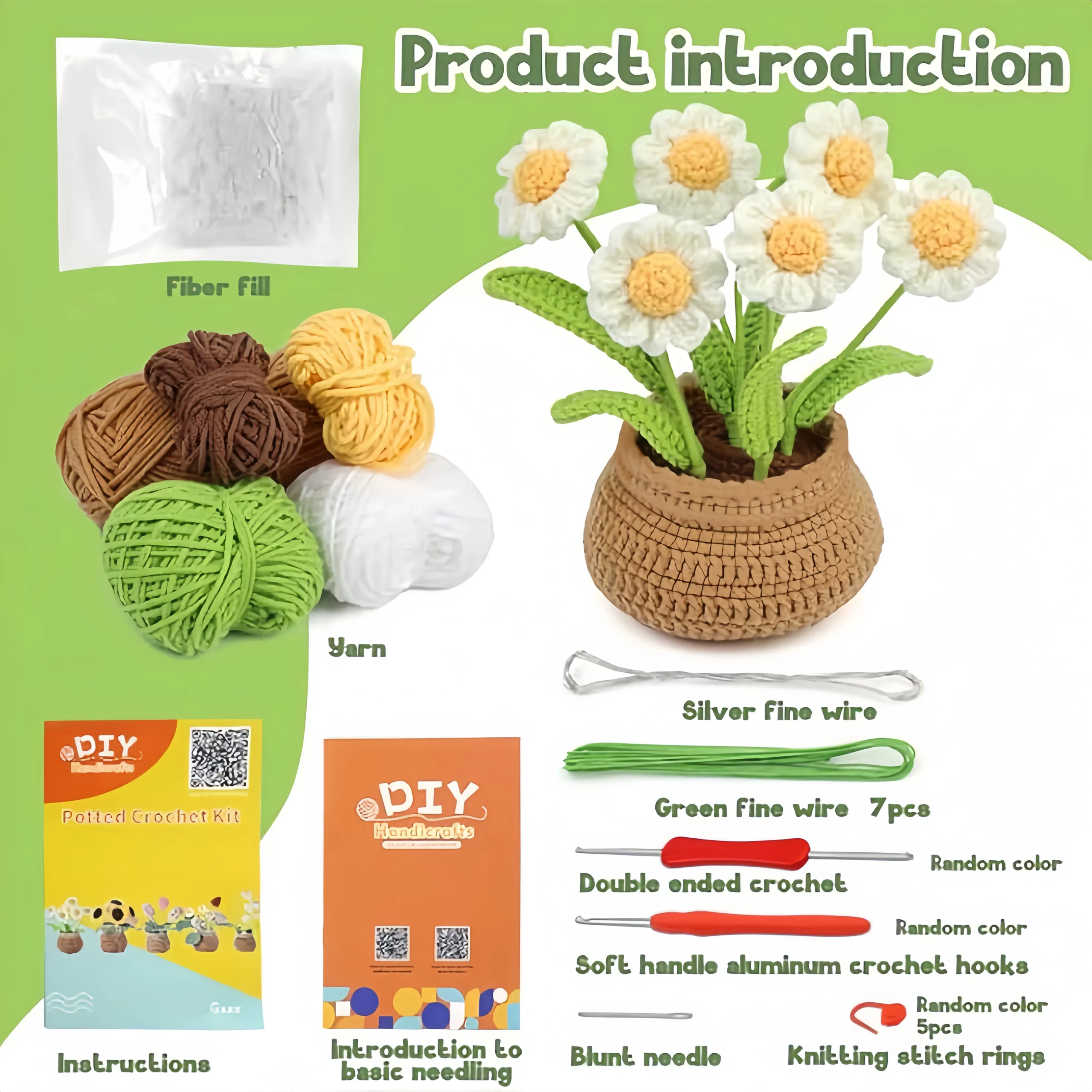 A-Little Daisy Crochet Kit - Image 3