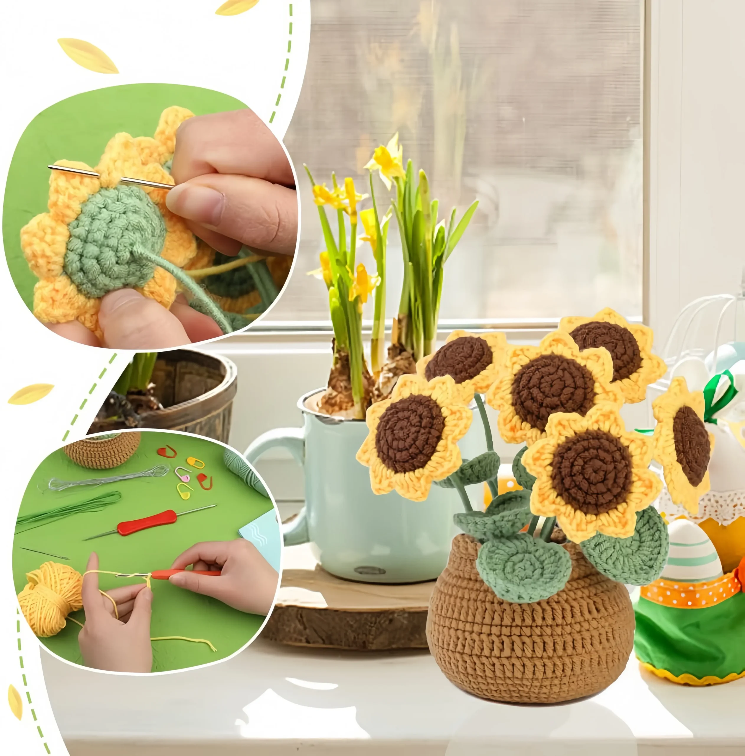 Sunflower Crochet Kit - Image 5