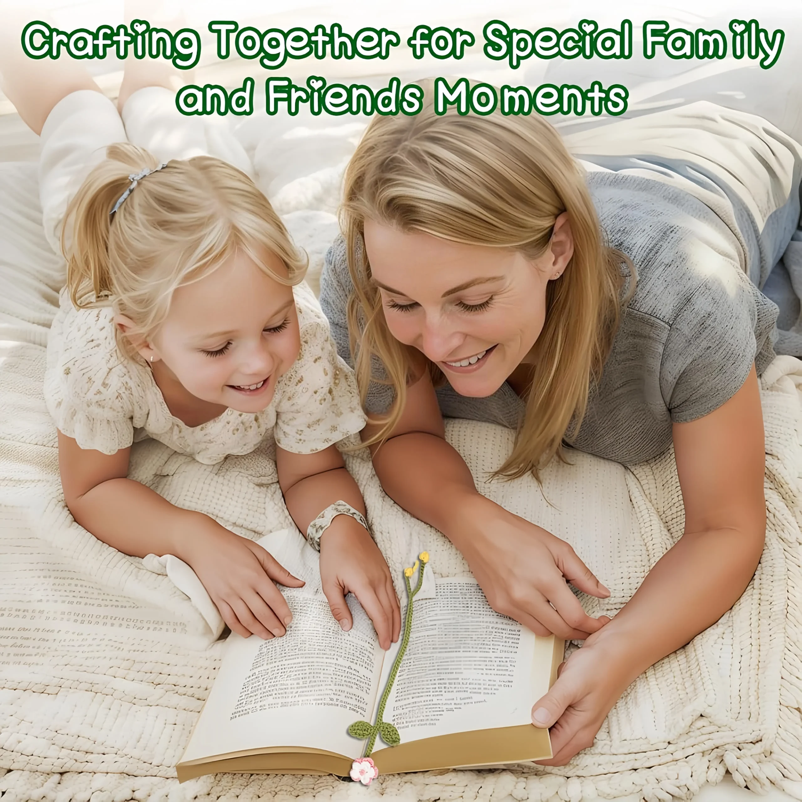 8 Flower Bookmarks Knitting Kit - Image 8