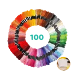 100 Color Embroidery Thread