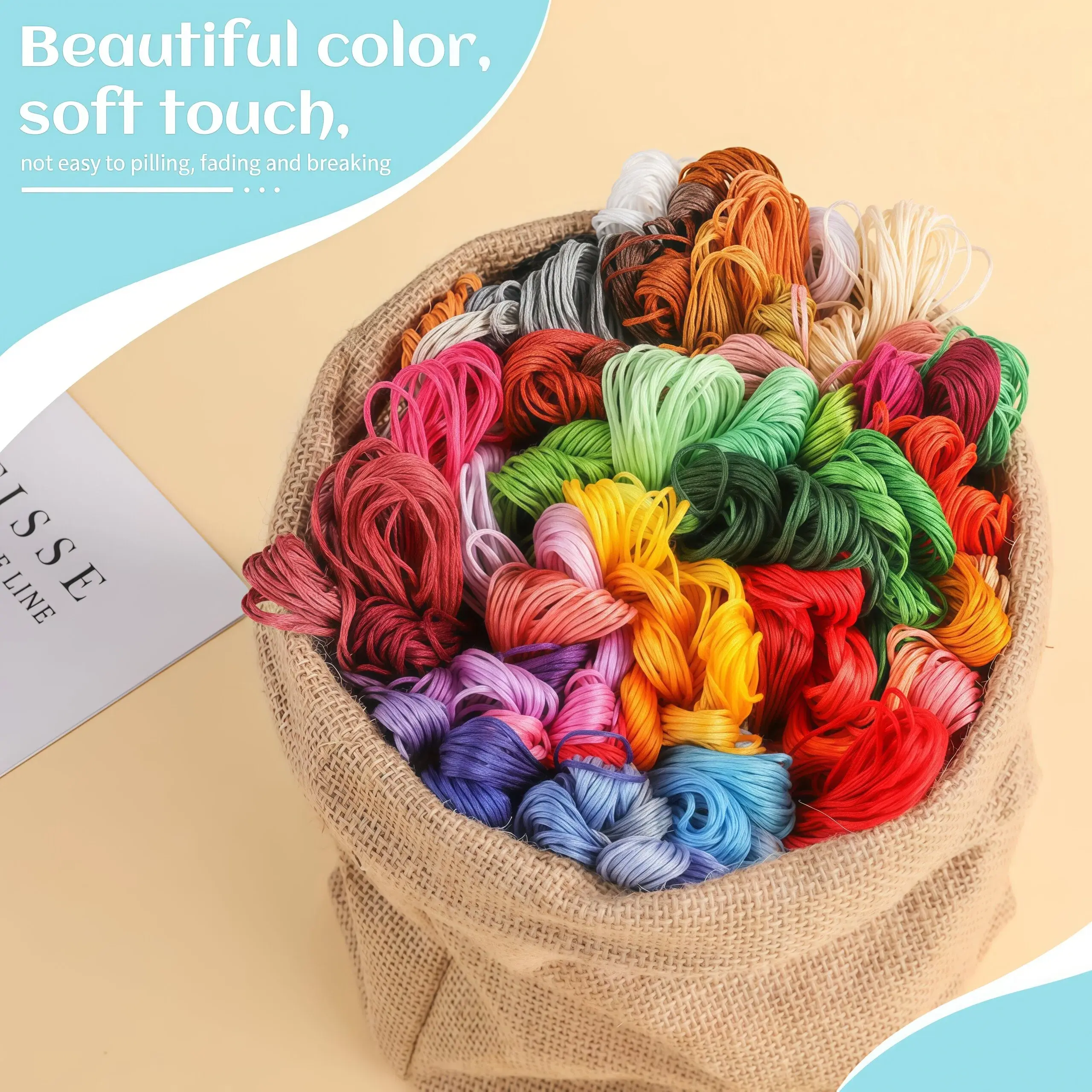 100 Color Embroidery Thread - Image 3