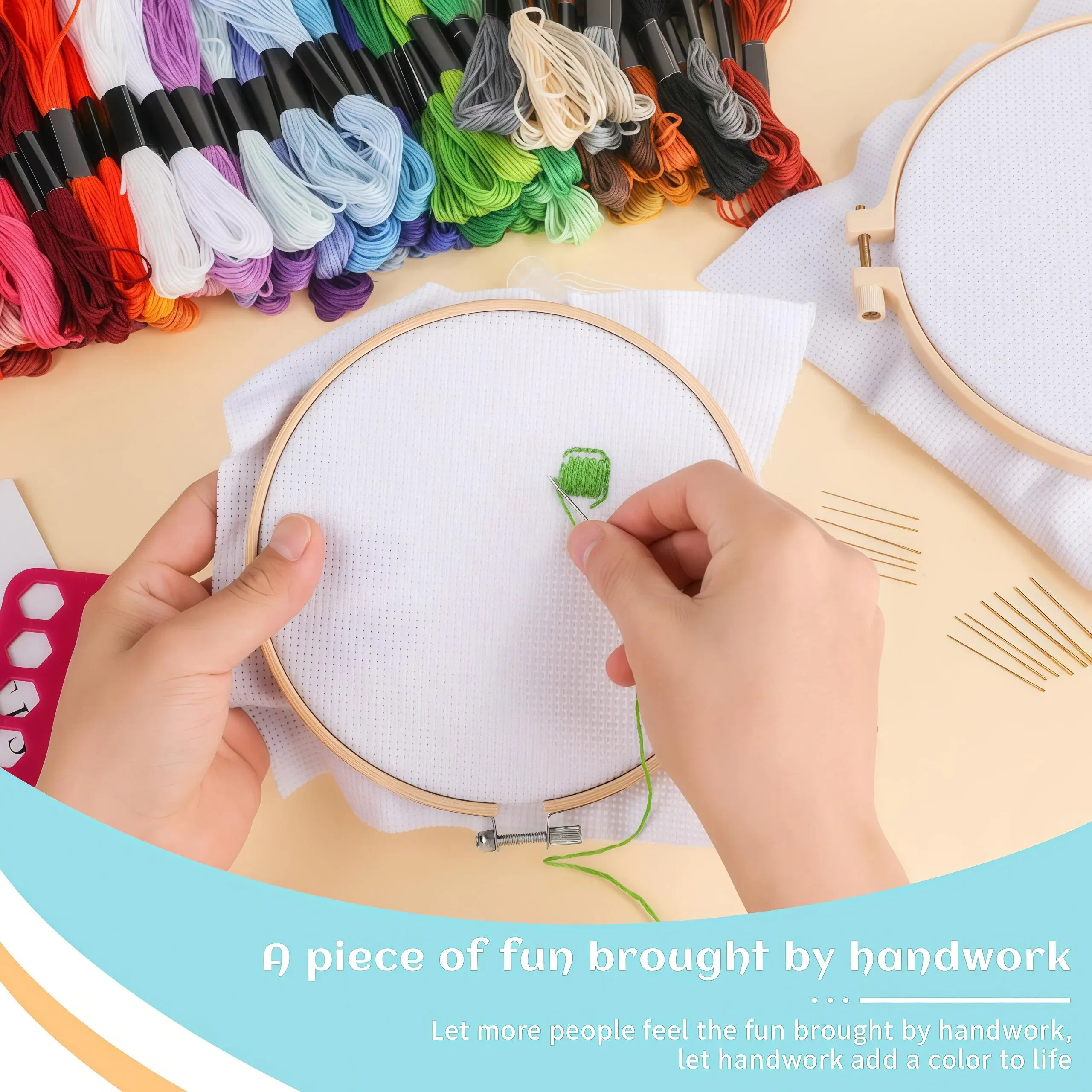 100 Color Embroidery Thread - Image 4