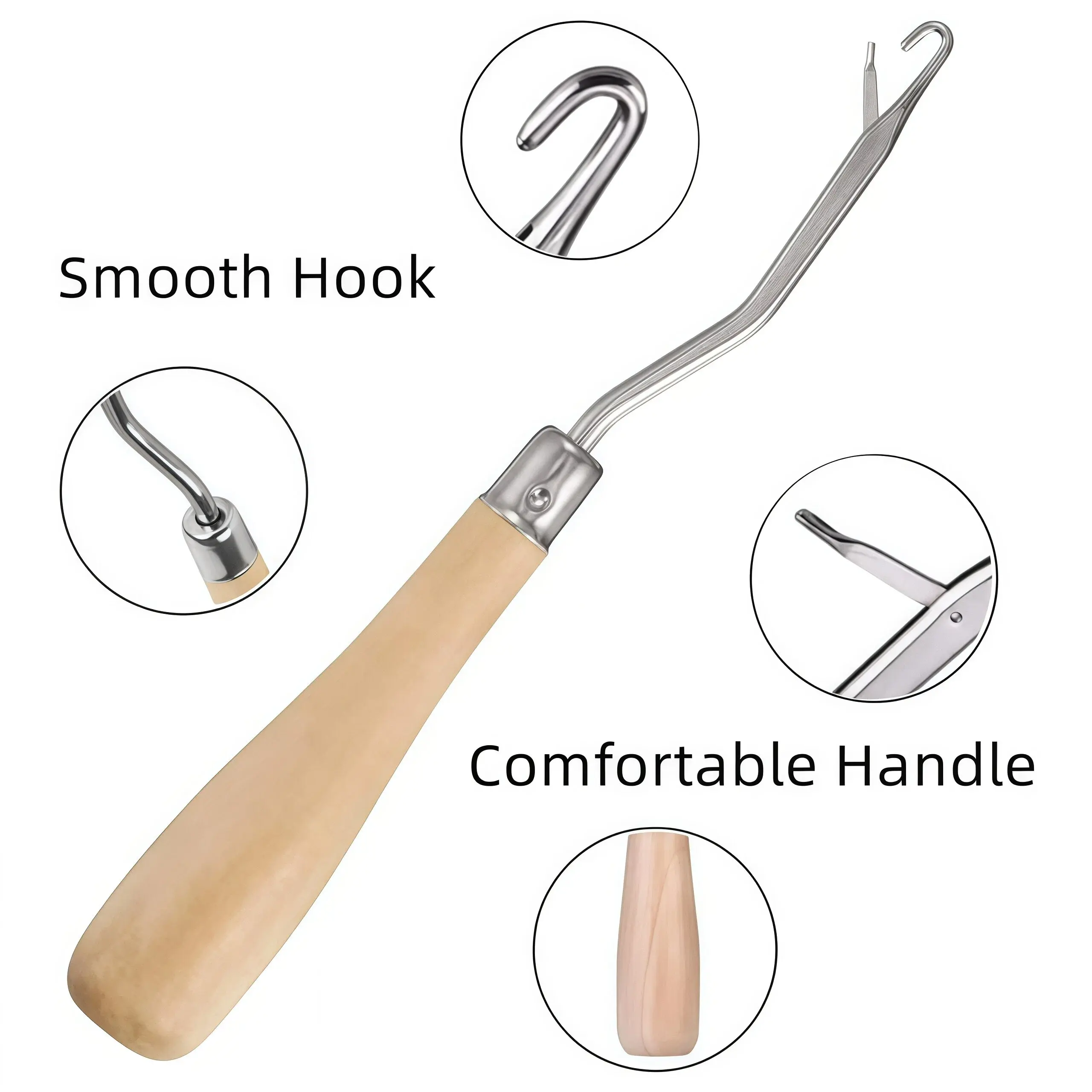 5Pcs/Sets Bent Latch Hook Crochet - Image 4