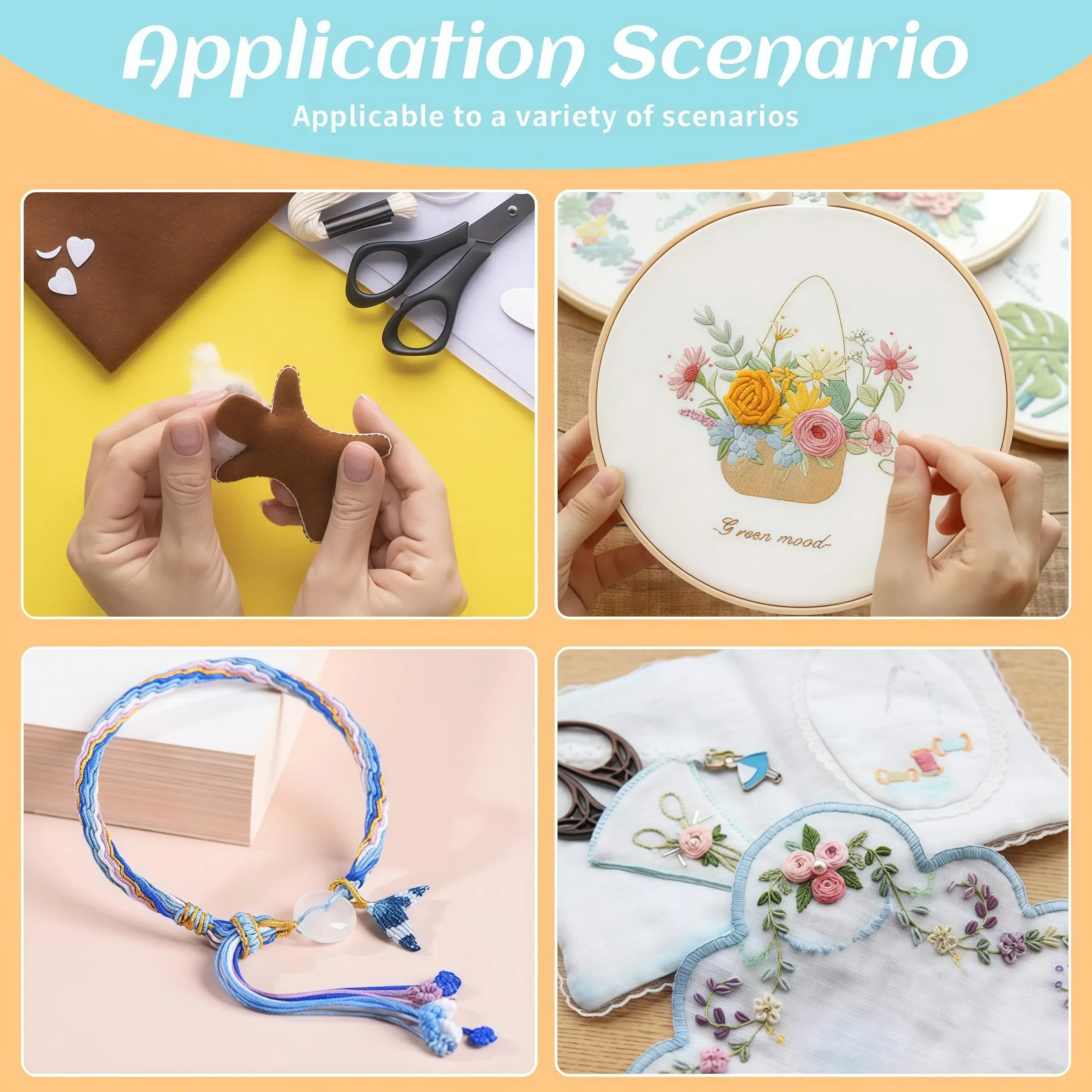 100 Color Embroidery Thread - Image 5