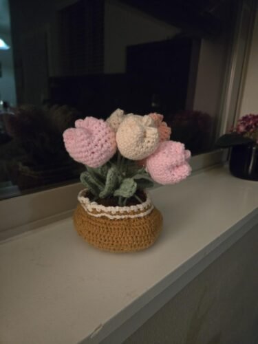Tulips Crochet  Kit photo review
