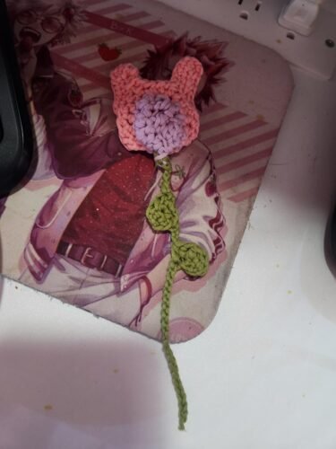 8 Flower Bookmarks Knitting Kit photo review