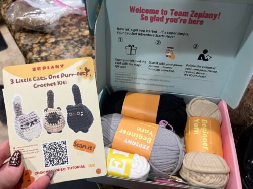 Crochet Cat Beginner Crochet Kit photo review