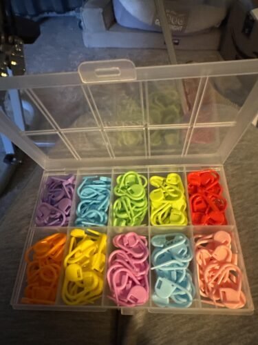 Crochet Stitch Markers 150 Pcs photo review