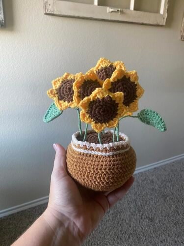 Sunflower Crochet Kit photo review