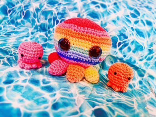 3 Colorful Octopus Crochet Kit photo review