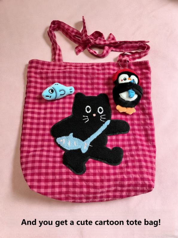 cutting-old-dress-to-make-tote-bag