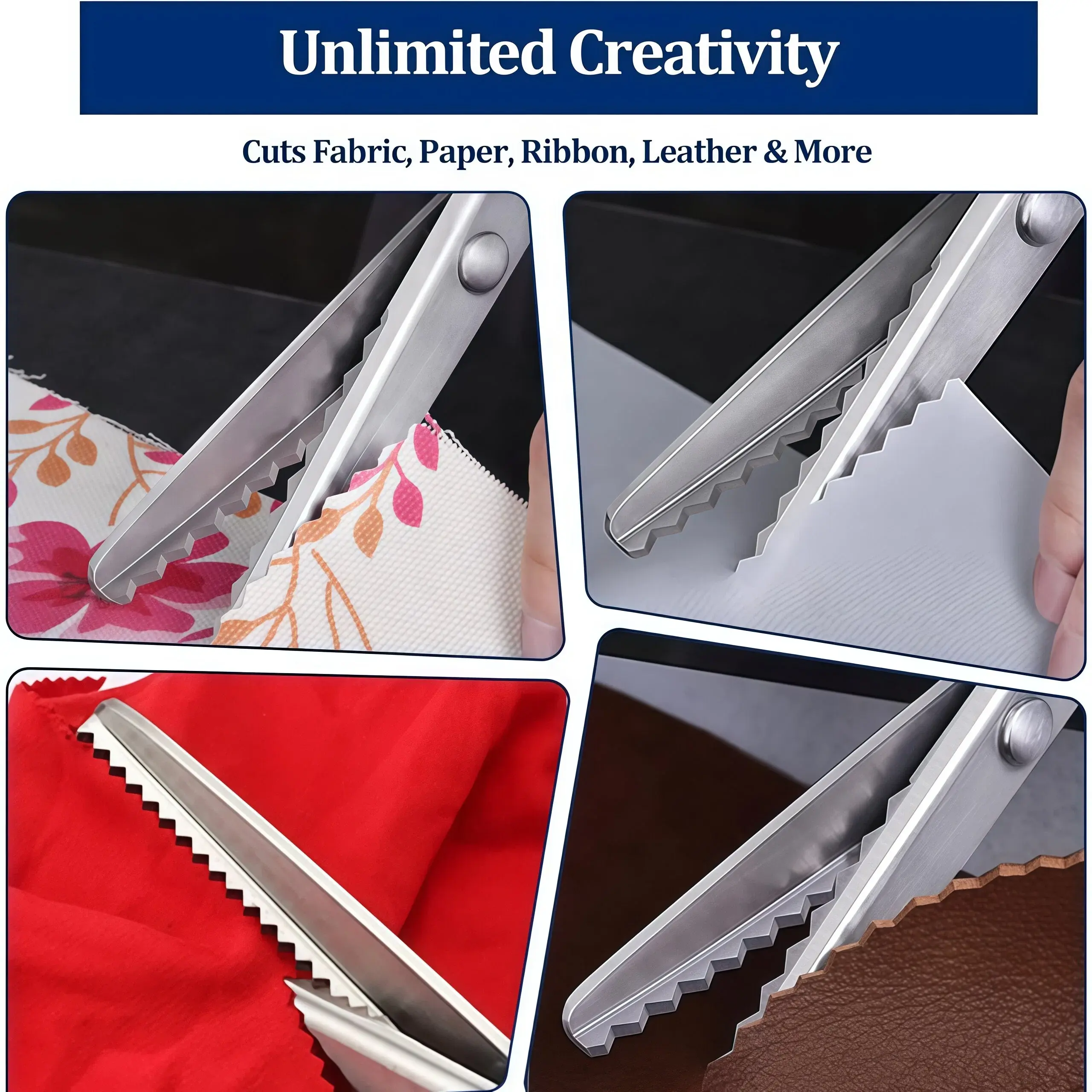 Heavy-Duty Pinking Shears for Fabric - Image 5