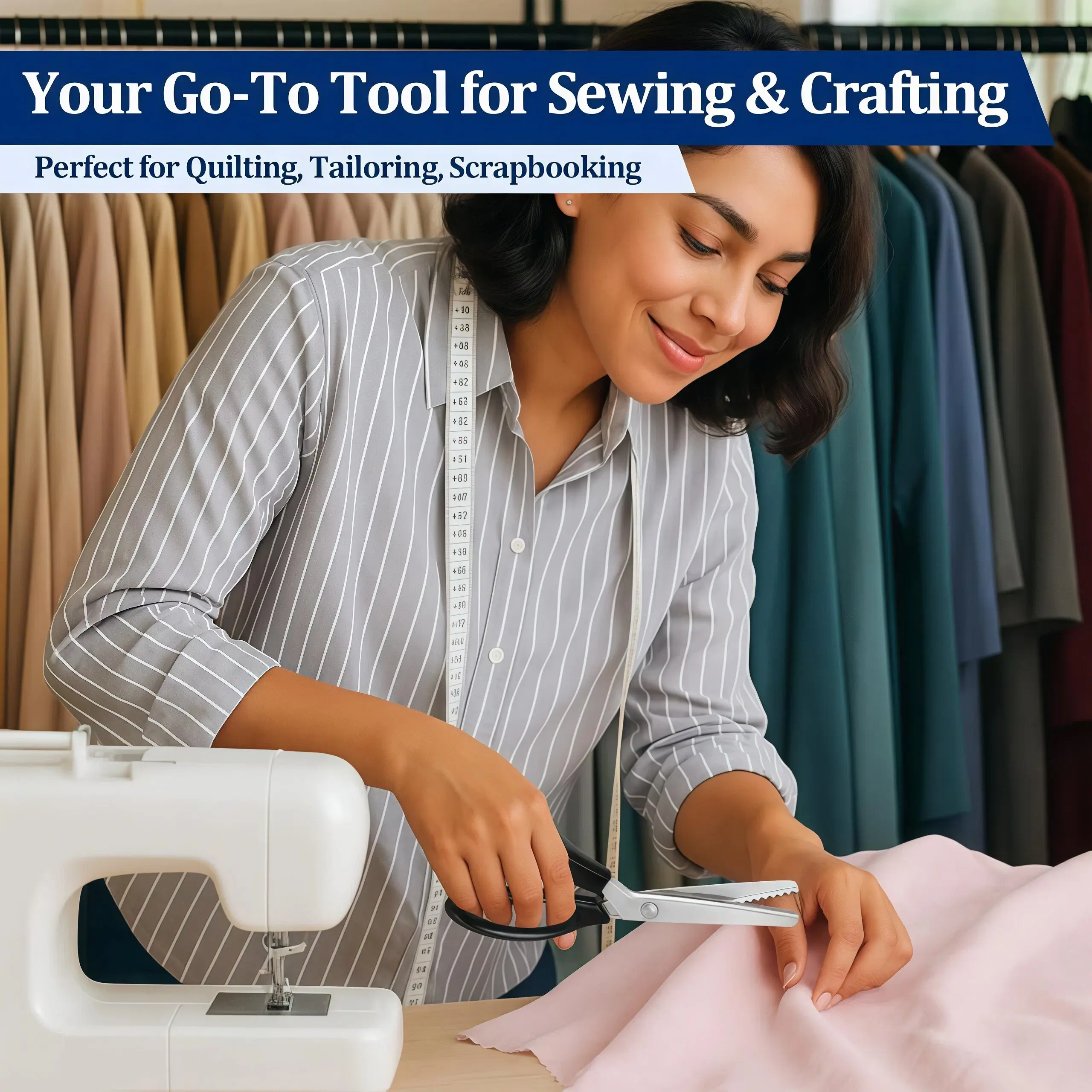 Heavy-Duty Pinking Shears for Fabric - Image 6