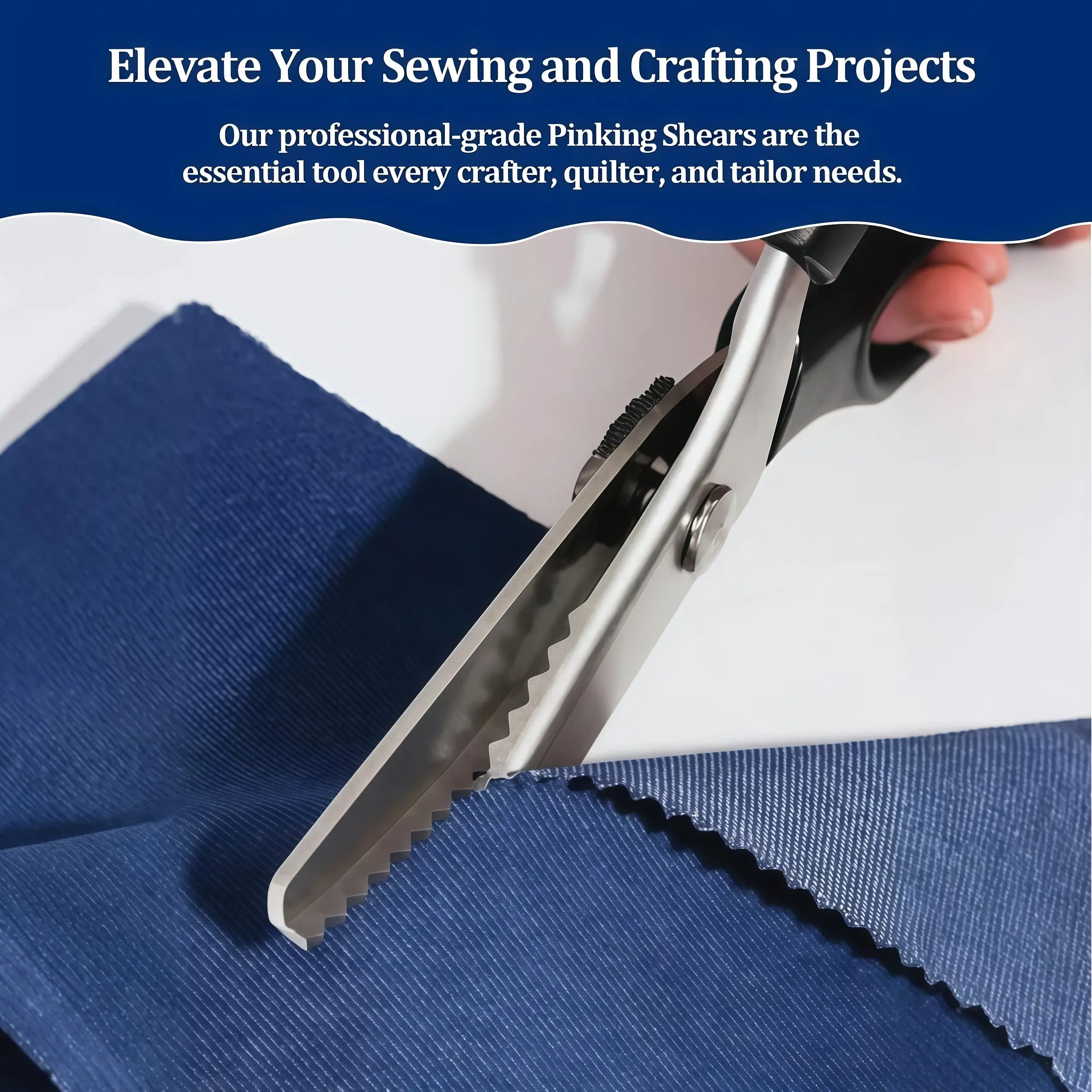 Heavy-Duty Pinking Shears for Fabric - Image 3