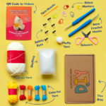 DIY Amigurumi Chicken & 2 Baby Chicks Set